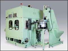 Example of setting 2HNC-8 lathe and Peripheral equipment