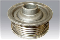 Alternator pully after processing
